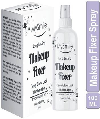 Mysmile Long Lasting Makeup Fixer Dewy Glow Look & Silk Matte Effect Primer  - 100 ml