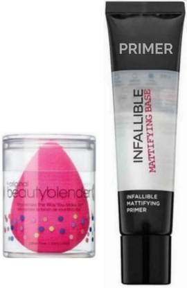 TRENDEE HUDA PPROFESSIONAL WATERPROOF SKIN BASE FACE PRIMER WITH PUFF. Primer  - 35 ml