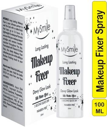 Mysmile Long Lasting Makeup Fixer Dewy Glow Look Silk Matte Effect 100ml Primer  - 100 ml