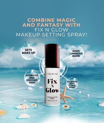 COLORBAR Fix N Glow Makeup Setting Spray 100ml Primer  - 100 ml