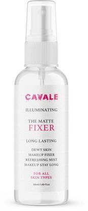 cavale Long lasting Misty Finish Professional Makeup Fixer Spray for Face makeup  Primer  - 50 ml