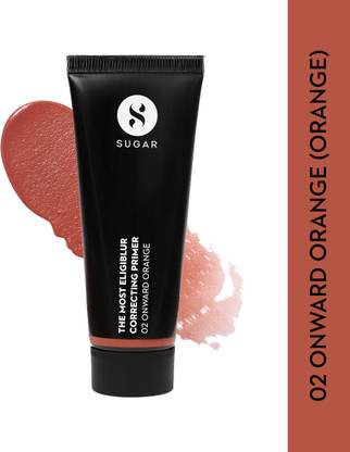 SUGAR Cosmetics The Most Eligiblur Correcting Primer - 02 Onward Orange | Suits all Skin Type | Primer  - 30 g