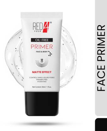 RED4 Face & Body Primer Matte Finish Oil Free  Primer  - 30 ml