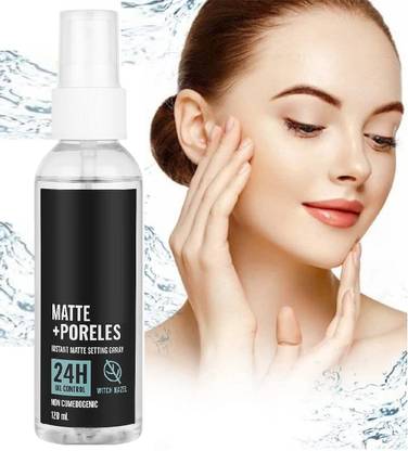 nuvya Matte Look Setting Spray for Oily Skin with 24H Shine Control Primer  - 120 ml