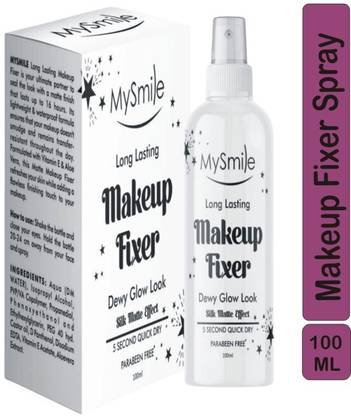 Mysmile Long Lasting Makeup Fixer Dewy Glow Look Silk Matte Effect ( Pack of 1 ) Primer  - 100 ml