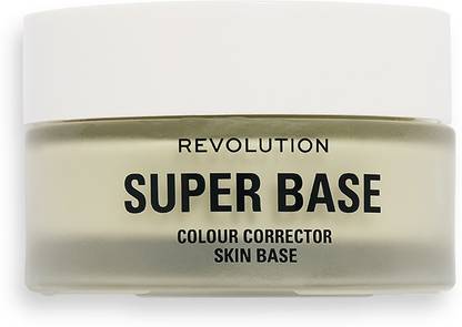 Makeup Revolution Superbase Color Correcting Green Primer Mattifying Makeup Primer Minimizes Pores Primer  - 25 ml