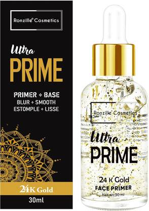 RONZILLE 24K Gold Edition With Ultra Primer Base/Face Primer Makeup Primer - 30 ml Primer  - 30 ml