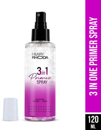 Hilary Rhoda 3-in-1 Primer Spray |Lightweight & Water-Based Primer | Dewy Finish |Oil Control Primer  - 120 ml