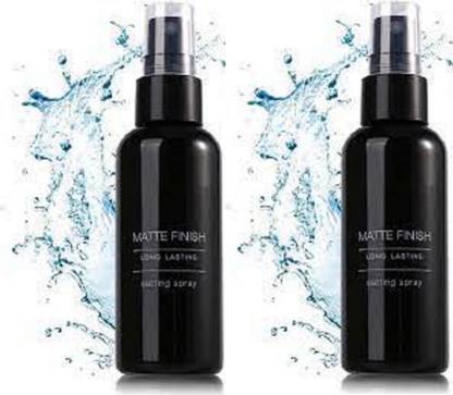 Luipui waterproof matte finish setting makeup spray pack of 2 Primer  - 200 ml