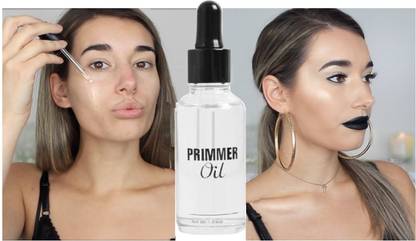 Arcanuy Drops Primer Oil For Face Base Skin Lightweight Primer - 14 ml
