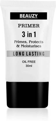 Beauzy Primer 3 in 1 for Face Makeup | Hydrating, Lightweight & Long- Lasting Primer  - 30 ml