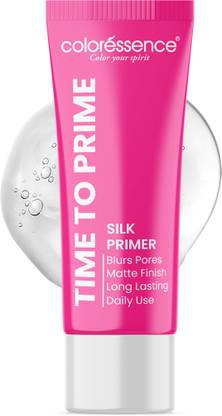 कलरेसेंस Time to Prime Makeup Silk Primer| Makeup Primer for Moisturization प्राइमर  - 30 ml