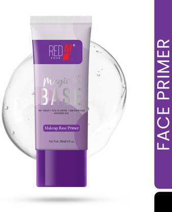 RED4 Magical Base Primer | Non-Greasy Primer | Total Oil Control | Skin Resurfacing Primer  - 30 ml