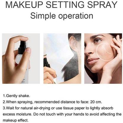 tanvi27 Best Illuminating Long lasting Misty Finish Professional Makeup Fixer Spray Primer  - 80 ml