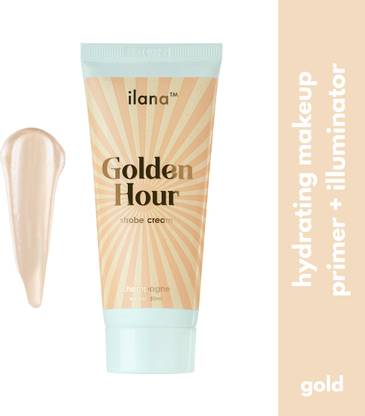ILANA Golden Hour Shimmer + Hydrating Strobe Cream for Face Makeup Primer  - 50 g