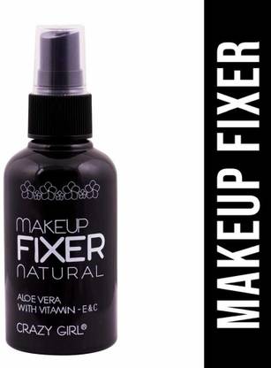 Crazy girl Professional Waterproof After Makeup HD Setting Fixing Fixer Face Spray Mist Primer  - 100 ml