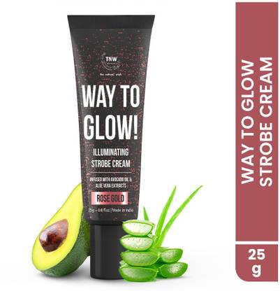 TNW - The Natural Wash Way to Glow Illuminating Strobe Cream For Rose Gold Highlighter Primer  - 25 g