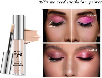 manasona Shadow Base for Eye Makeup, Prime Eyes for Long Lasting Glitter Concealer
