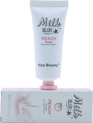 Kiss Beauty Peach Milk Blur Face Primer Tone Up And Oil Control Primer  - 30 ml