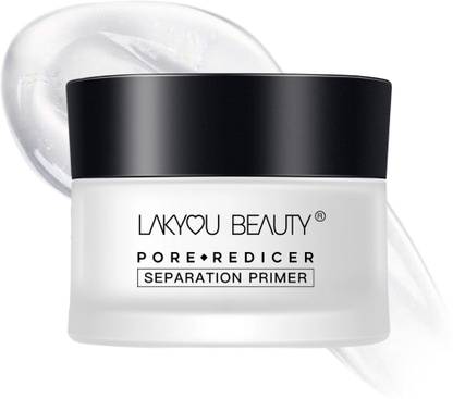 Lakyou Beauty Pore Reducer Primer | All-in-One Radiance Cream | Smooths & Enhances Glow Primer  - 30 ml