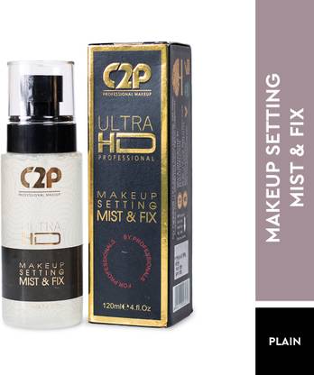 C2P Professional Makeup Ultra HD Long Lasting Makeup Fixer Setting Spray Mist & Fix for All Skin's� Primer  - 120 ml