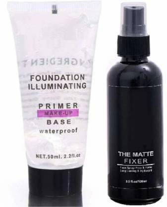 brown blush Makeup fixer and primer set Primer  - 100 ml