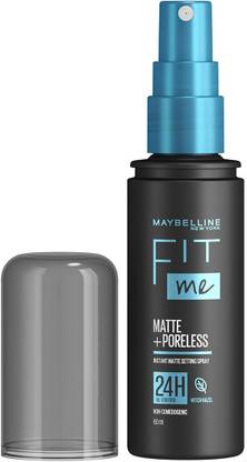 MAYBELLINE NEW YORK Fit Me Matte + Poreless Setting Spray, 24H Oil-Control Formula Primer  - 60 ml