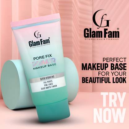 glamfam Pore Fix Primer Super Hyderating , Perfect Makeup Base For You Gorgeous Look Primer  - 30 ml