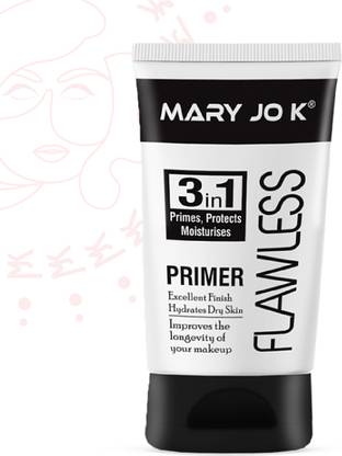 MARY JO K 3 in 1 Flawless Primer that Primes, Protexts, Moisturises & Long Lasting Primer  - 30 ml