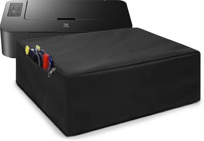 Alifiya Dust Proof Washable Printer Cover for Canon Pixma TS207 Single Function Inkjet - Black Printer Cover