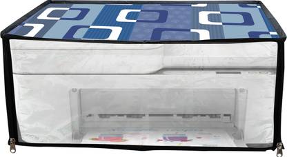 JMT Printer Cover For HP Desk Jet 4155e All in One Printer (Blue Check Print) Printer Cover