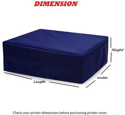 APPLE LEADERS Washable Printer Cover For HP DesignJet T830 36-in InkTank Color Polyster Blue Printer Cover