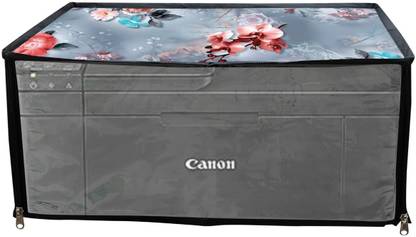 HomeStore-YEP For Canon Pixma E4270 / E4570 All-in-One Ink Efficient Printer Blue Flower Printer Cover