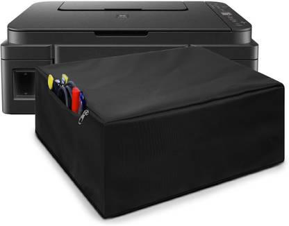 Alifiya Dust Proof Washable Printer Cover For Pixma G3010 All-in-One Wireless Ink Tank Colour - Black Printer Cover