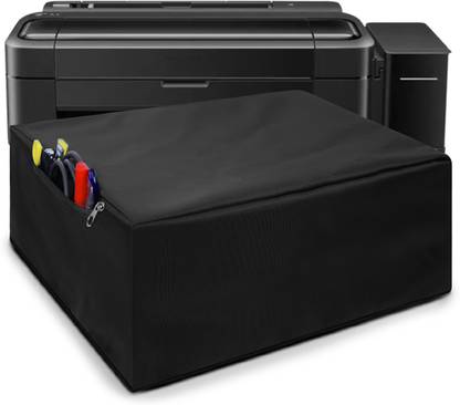 Alifiya Dust Proof Washable Printer Cover for Epson L130 Single-Function Ink Tank Colour - Black Printer Cover
