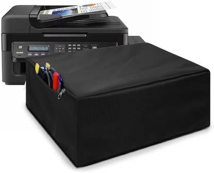 Alifiya Dust Proof Washable Printer Cover for M200 Mono All-in-One Ink Tank Printer - Black Printer Cover