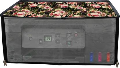 ATP Printer Cover Suitable for Canon Pixma G2770 Printer (Black Rose) Printer Cover