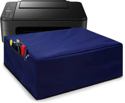 Alifiya Nylon Printer Cover For Canon E3370 All-in-One Wireless Ink Efficient Color - Blue Printer Cover