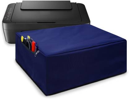 Alifiya Nylon Printer Cover for Canon Pixma E470 All-in-One Inkjet Printer - Blue Printer Cover