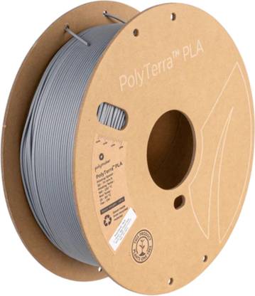 Polymaker PolyTerra™ PLA Filament (Fossil Grey)- Eco-Friendly 3D Printer Filament