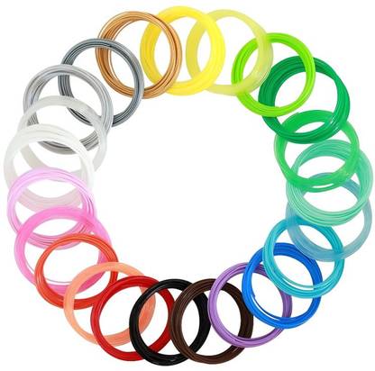 Protomont TECHNOLOGIES Pack of 20 Colur filament Printer Filament