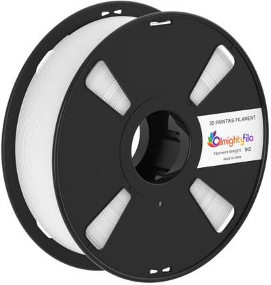 AlmightyFila PLA Pro Glossy White 3D Printing Filament Printer Filament