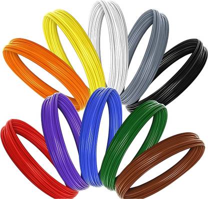 Protomont TECHNOLOGIES Protomont 10 Colors of 5 Meter Each- 3D Pen Filament Printer Filament