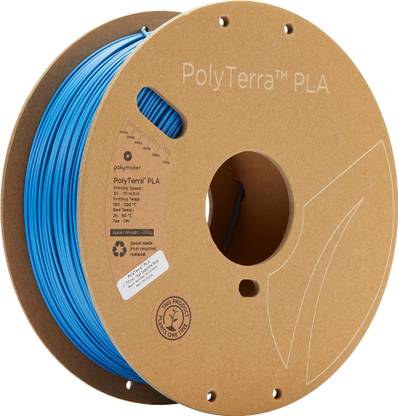 Polymaker PolyTerra™ PLA Filament (Sapphire Blue)- Eco-Friendly 3D Printer Filament