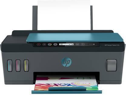 HP Black Smart Tank 516 Multi-function Color Inkjet Printer for Print, Scan & Copy Multi-function Color Ink Tank Printer
