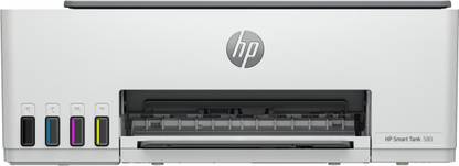 HP Smart Tank All In One 520 Multi-function Color Ink Tank Printer for Print/Scan/Copy with 1 Extra Black Ink Bottle & Up to 8000 Black & 6000 color pages of ink in box