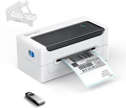 LENVII LV-1200 USB Shipping Label Printer,4x6 Thermal Label Printer Single Function Monochrome Label Printer
