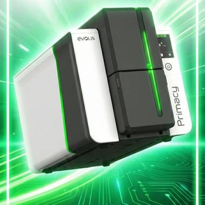 Evolis Primacy 2 Green LCD Single Function Color Thermal Transfer Printer