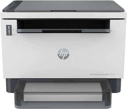 HP Laserjet Tank 1005 Print+Copy+Scan, Lowest Cost Multi-function WiFi Monochrome Laser Printer