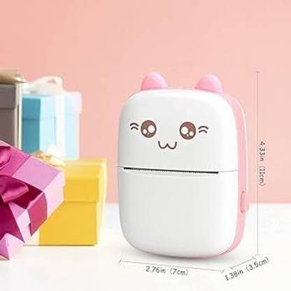 ENMORA Portable Printer, Mini Pocket Wireless Bluetooth Thermal JGW6 Multi-function Monochrome Label Printer
